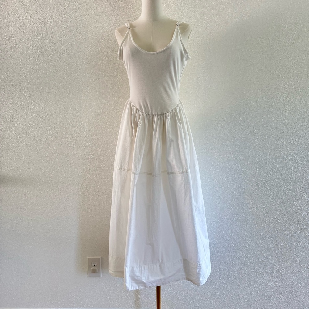 Free People White Midi Dress